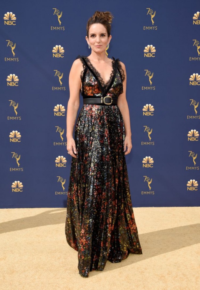 Tina Fay in Elie Saab Tina Fay in Elie Saab